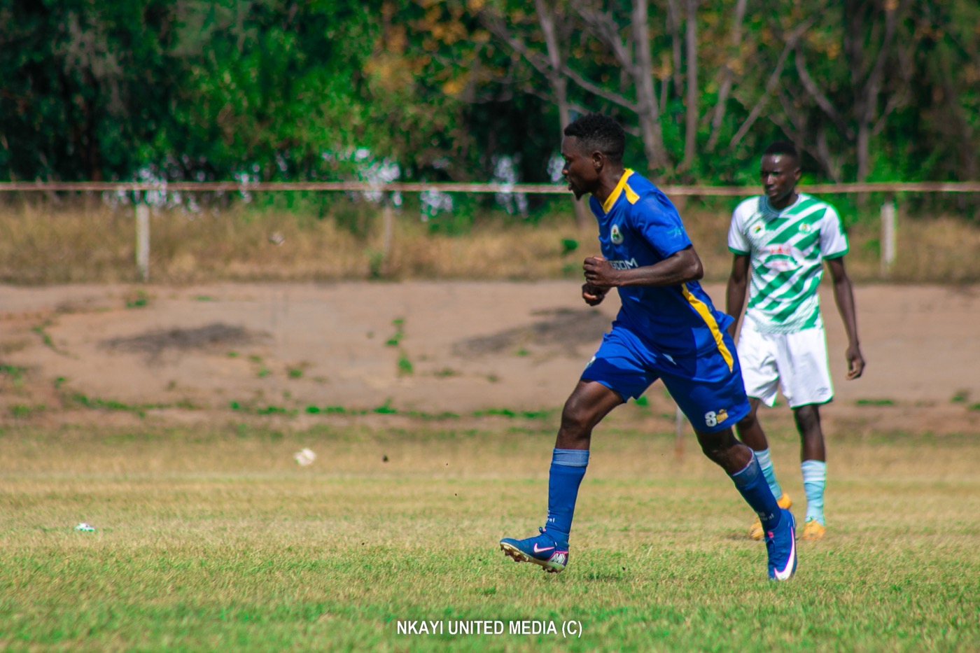Nkayi United squad training